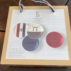 Ellen Degeneres plates by Royal Doulton